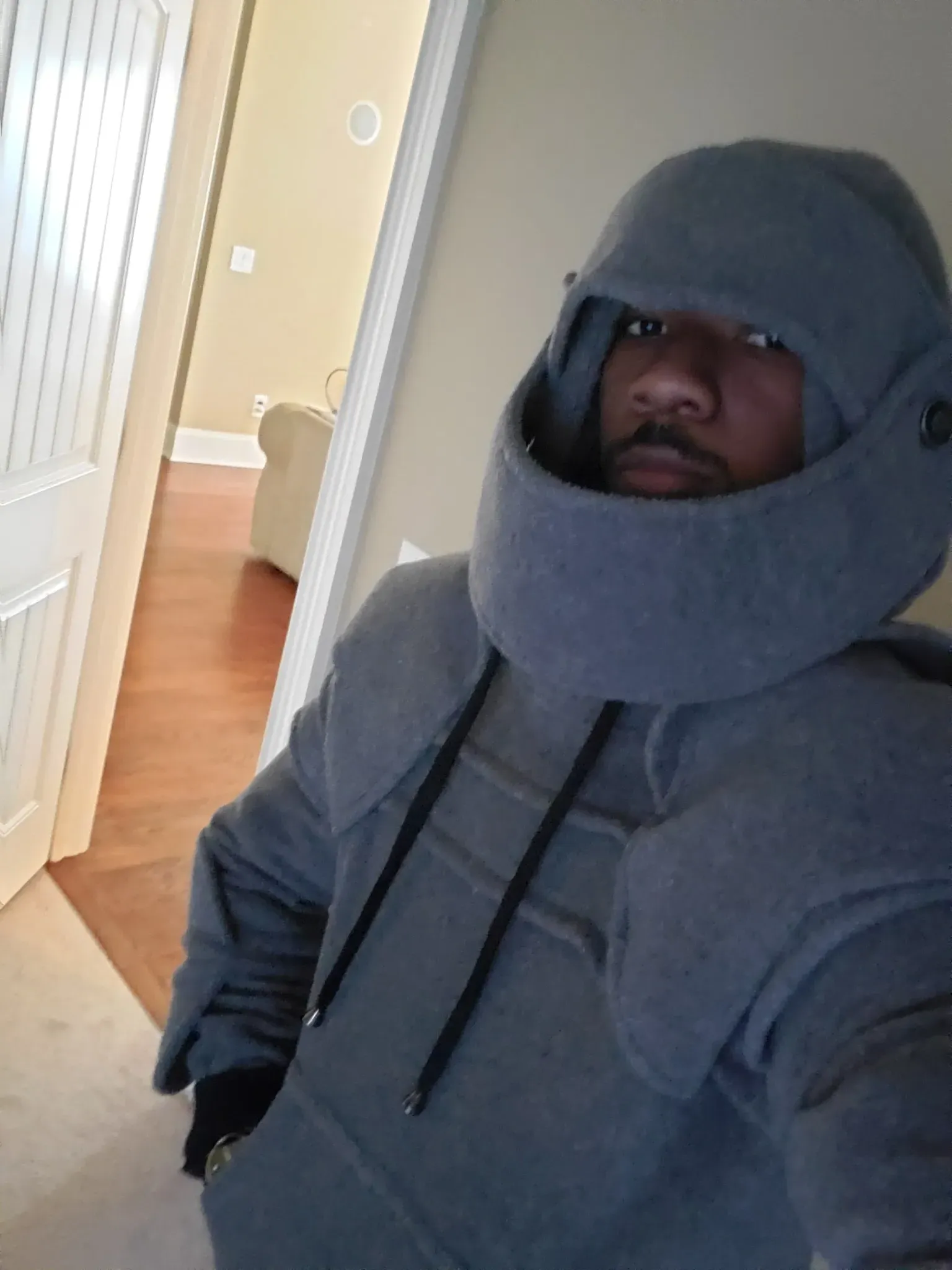 Me in a Duncan Knight Hoodie